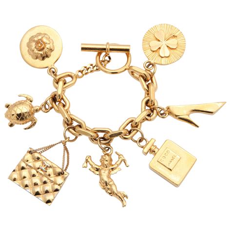 vintage chanel bracelets for sale|chanel charm bracelet price.